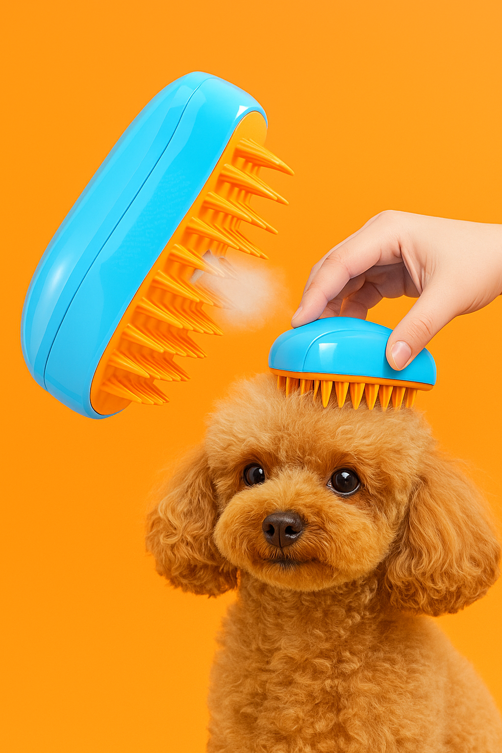 VapoPet Spa - Cepillo Vaporizador - Experiencia de Spa para tu Mascota